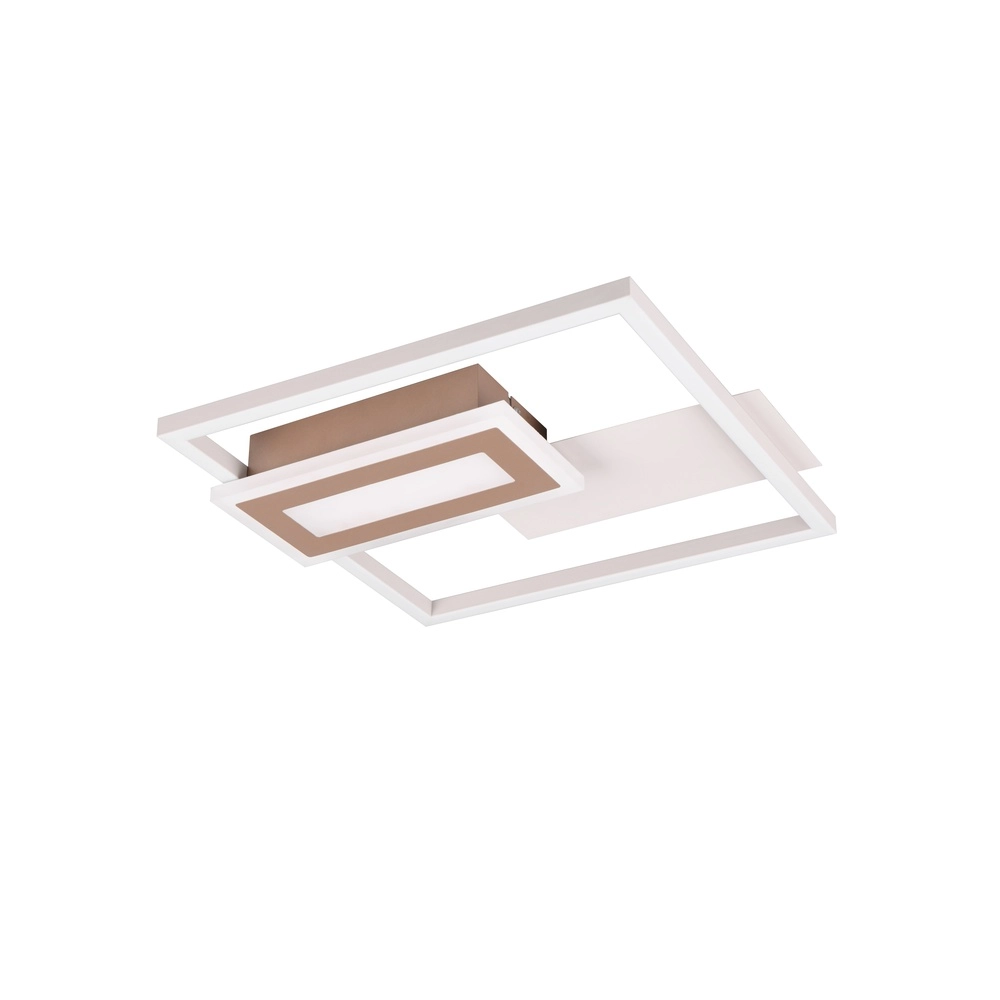 Square ceiling lamp Spiro grey 30cm Trio 4017807612448
