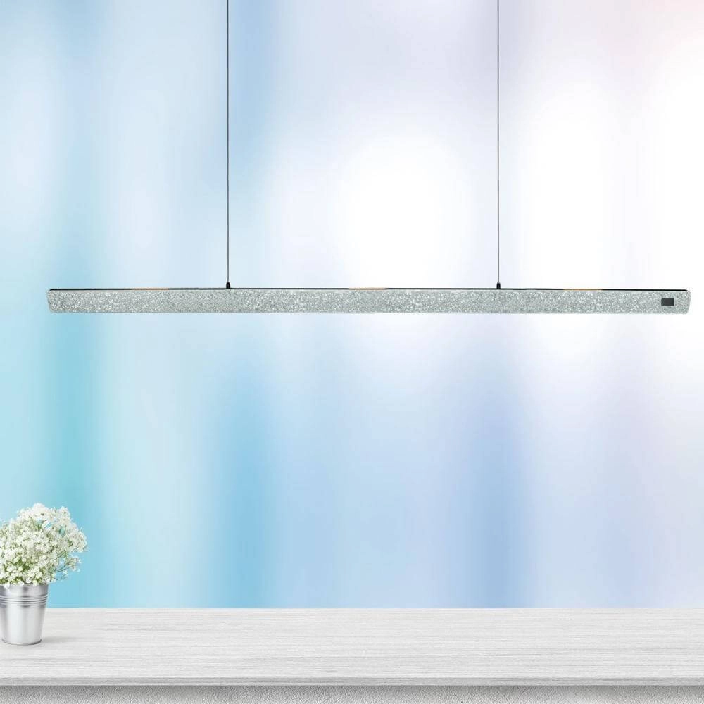 Design pendant lamp Fluxy 160cm grey Steinhauer 8712746177848