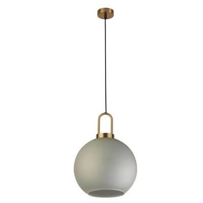 Pendant Lamp Glass Snowdrop Globe Searchlight 5053423188324