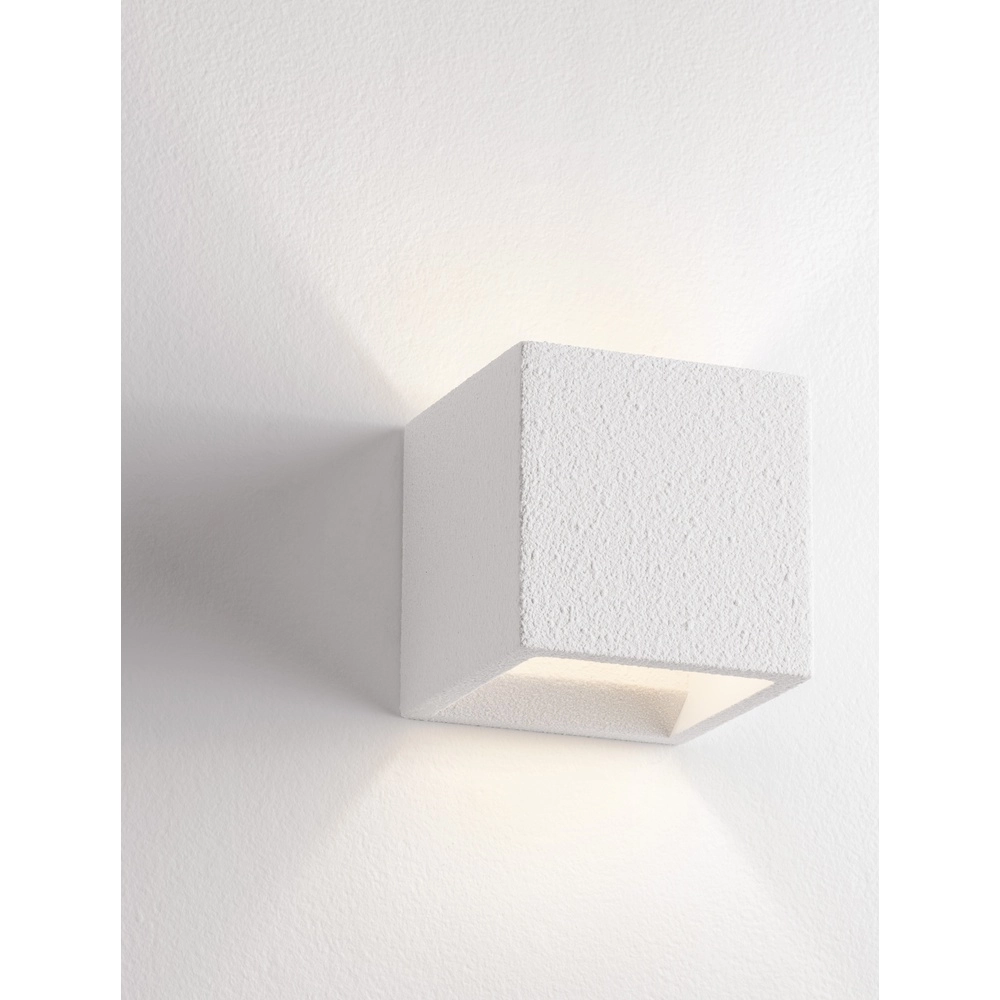 Square wall lamp Sensia white 11.5cm Lyora 5212017479303