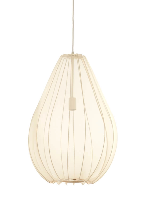 Japandi pendant lamp Itela cream Ø 50cm Light & Living 8717807702762