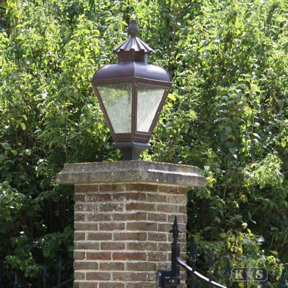 Copper lantern lamp Jan vd Heijden 100cm copper brown KS Verlichting 8714732144704