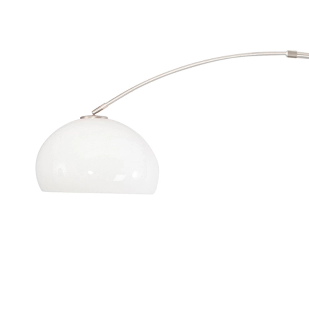 Arc lamp Stresa Stainless steel with white lampshade Steinhauer 8712746092882