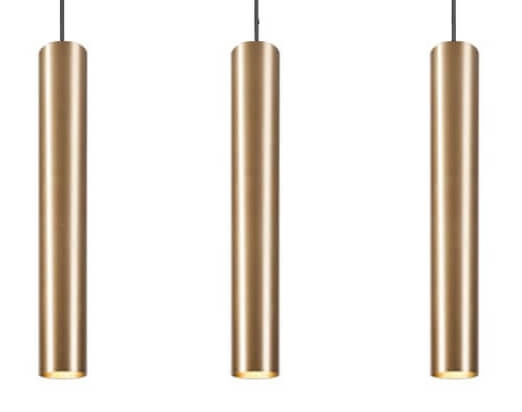 Office hanging lamp Eye black/gold Lyora 5903139786393