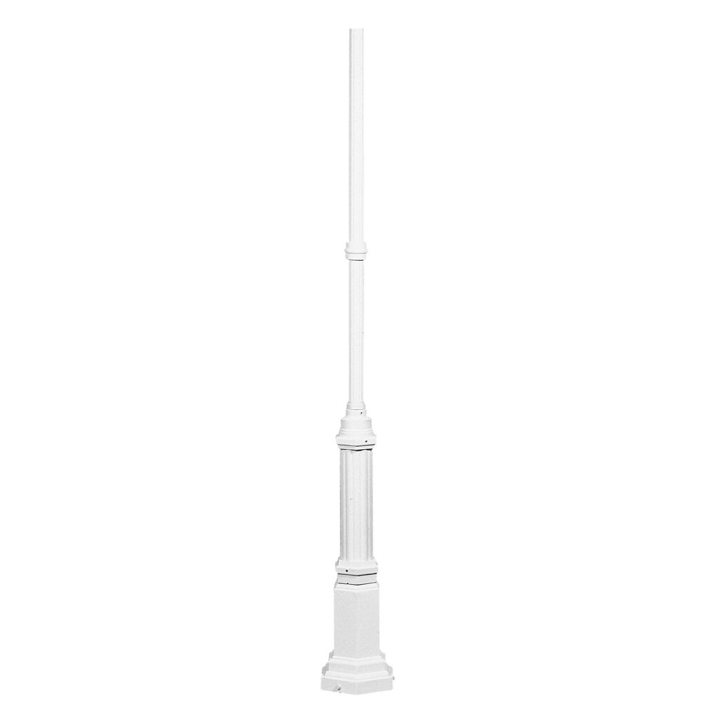 Lantern mast Pole Hercules universal white
