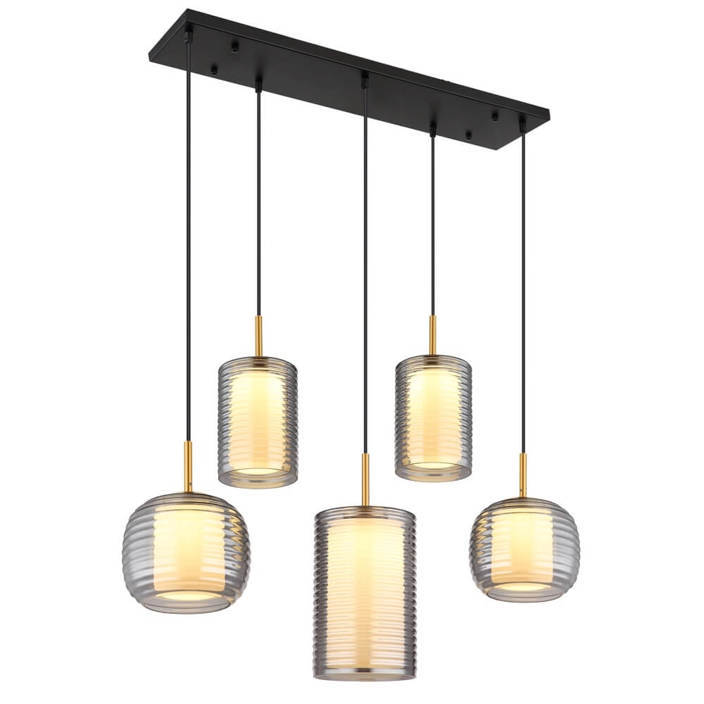 Pendant lamp Lampigna 5-light