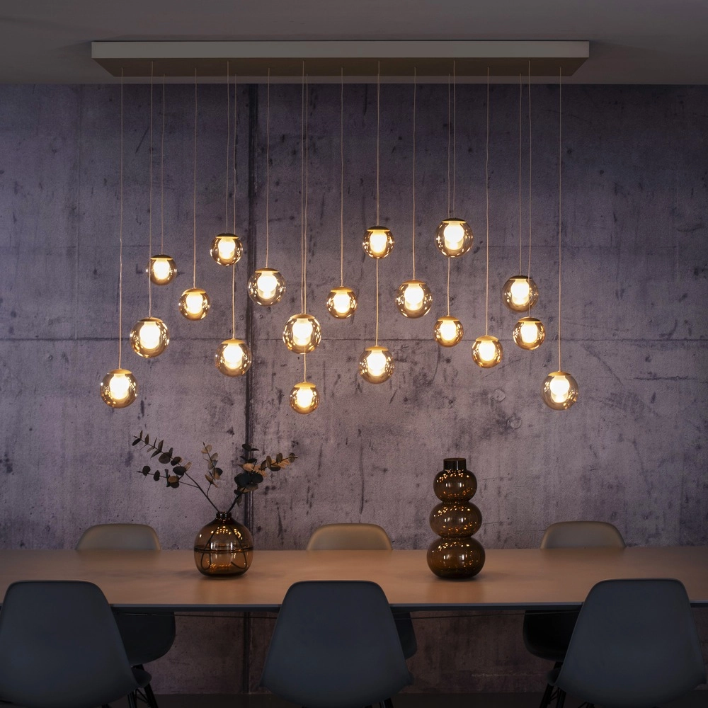 19-light pendant lamp Pure Popup Bronce Paul Neuhaus 4012248396704