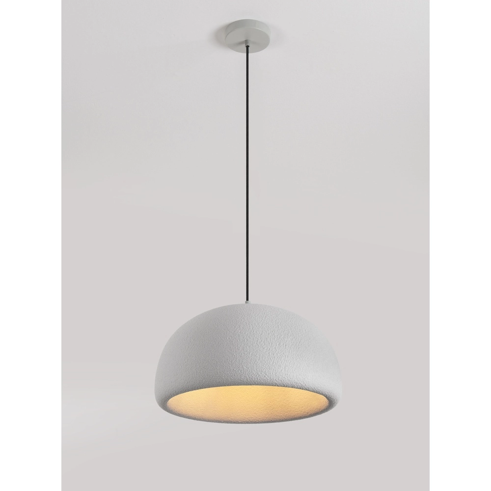 Modern pendant lamp Davo grey Ø 43cm Lyora 5212017495662