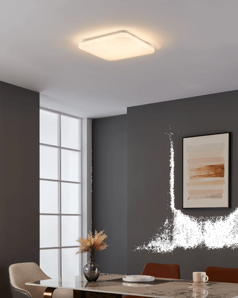 Modern ceiling lamp Rende square Eglo 9008606245109