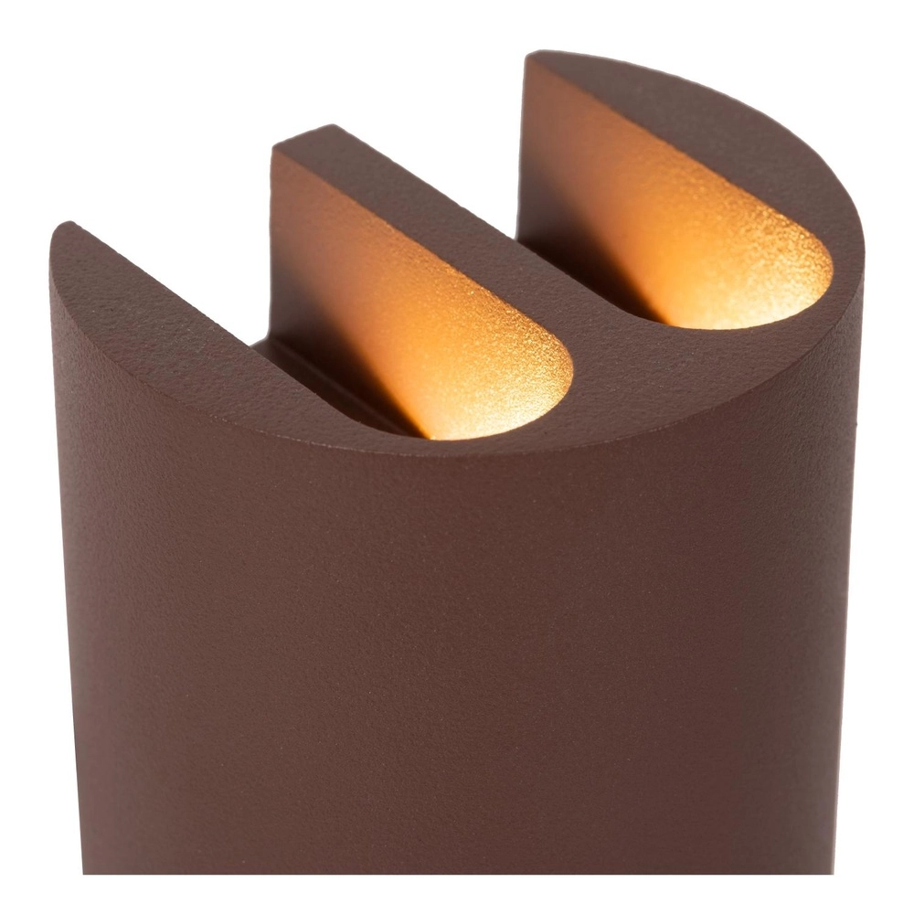 Design wall lamp York Rusty brown Lucide 5411212334145