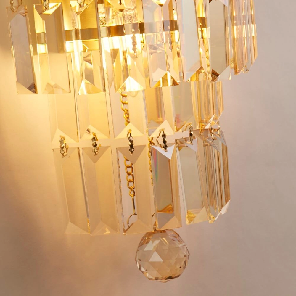 Chandelier Empire brass Searchlight 5053423271705