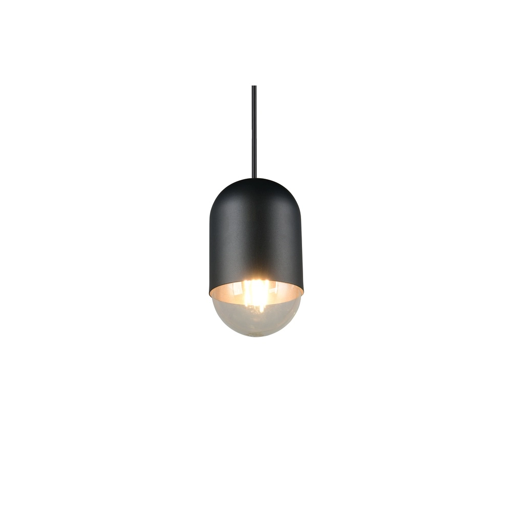 Unique pendant lamp Nara black Ø 10.5cm Trio 4017807661774