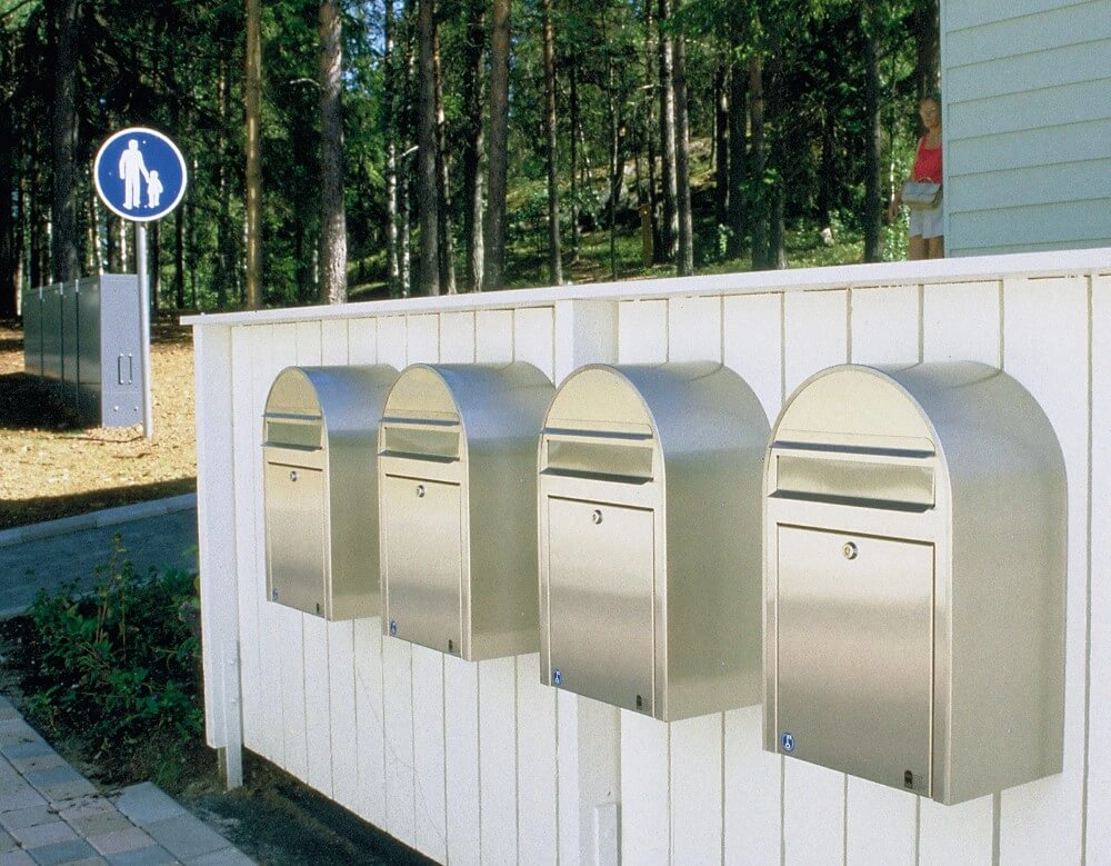 Mailbox Classic i Stainless steel Bobi 6417237001115