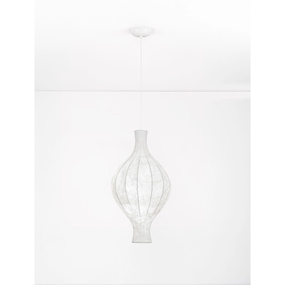 White pendant lamp Seda Ø 35cm Lyora 5212017477866