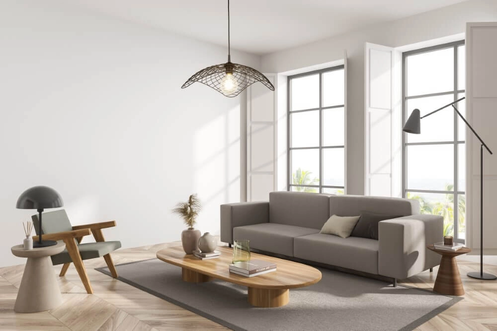 Design pendant lamp Parachute Ø 53cm Searchlight 5053423254753