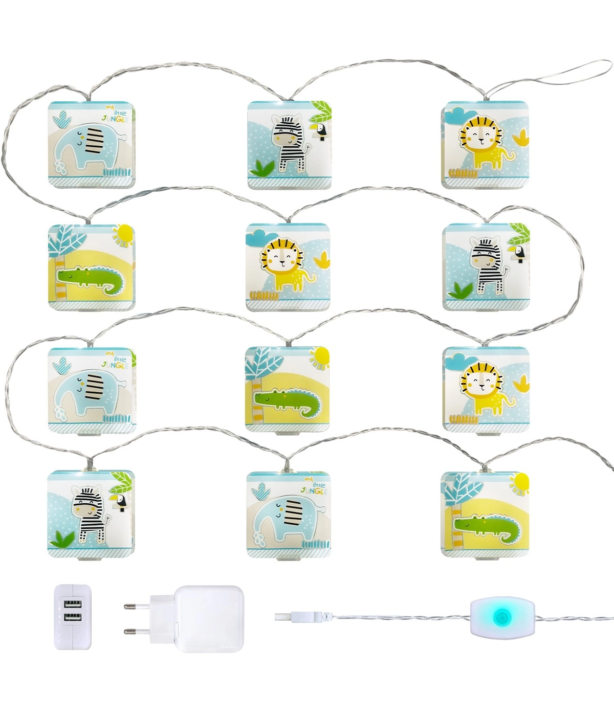 String lights Little Jungle blue Dalber 8420406761152