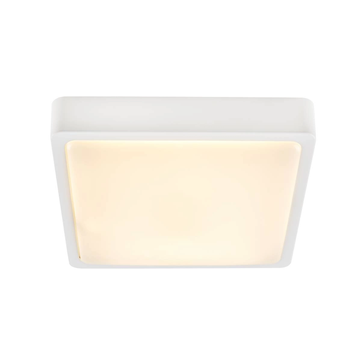 Led ceiling lamp Ainos Square with motion sensor