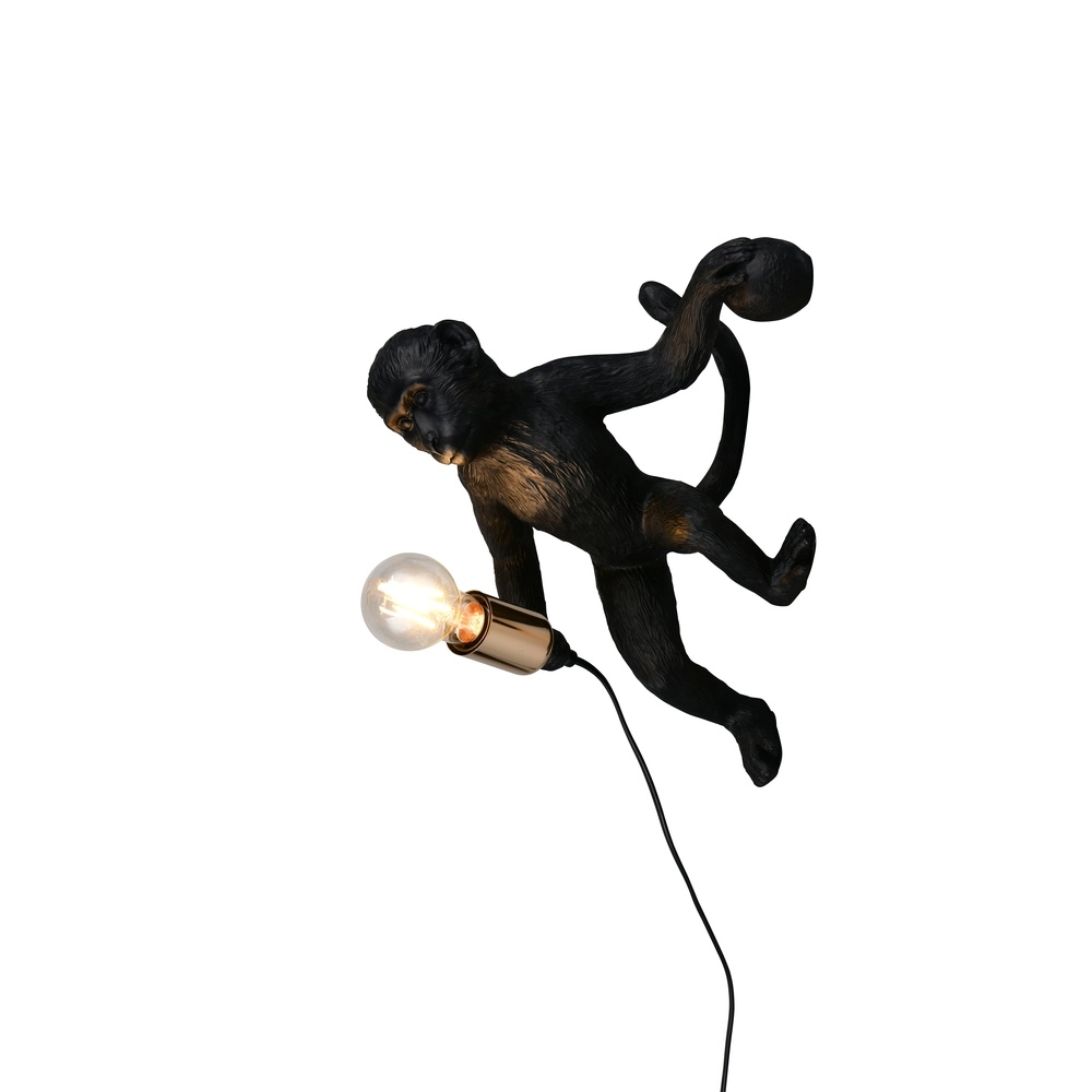 Wall lamp Louy monkey black