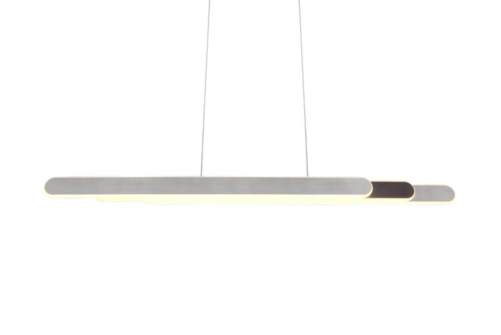 Hanging lamp Helios 130cm gray