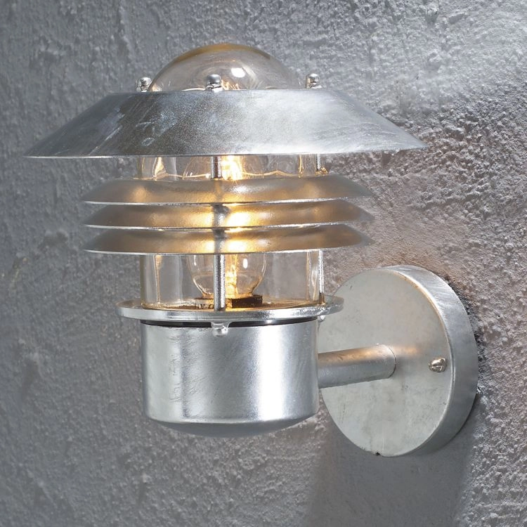 Country wall lamp Modena Up 21cm zinc grey KonstSmide 7318307302325