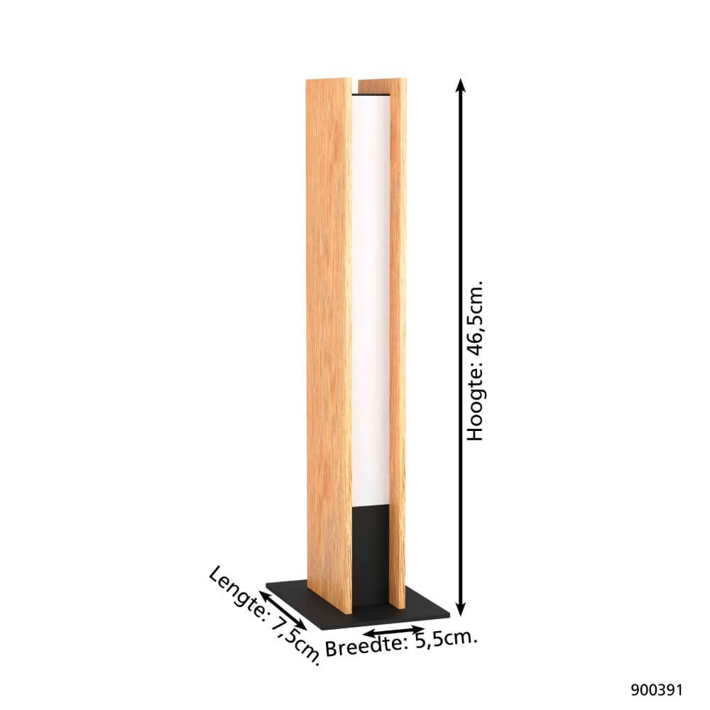 Wooden table lamp Anchorena-Z 46.5cm Eglo 9008606243693