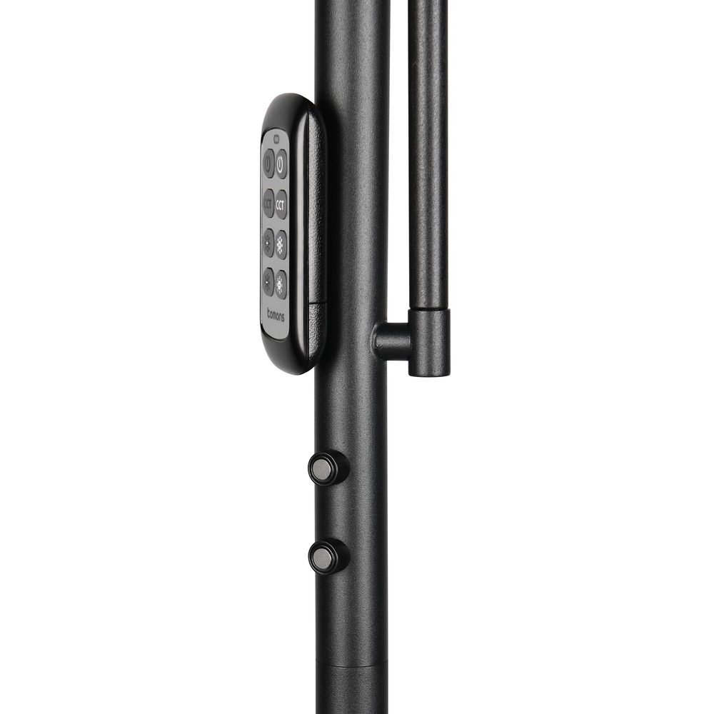 Floor lamp Palermo black with reading lamp Trio 4017807641363