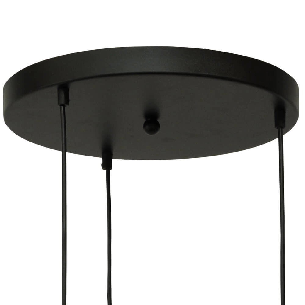 Vide hanging lamp Lazise 3x Ø 25cm gold Masterlight 8718121303055