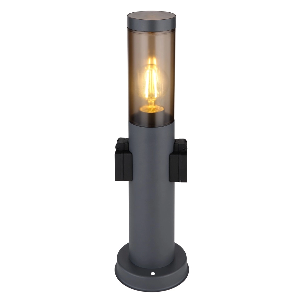 Garden lamp Boston anthracite with socket Globo 9007371430741