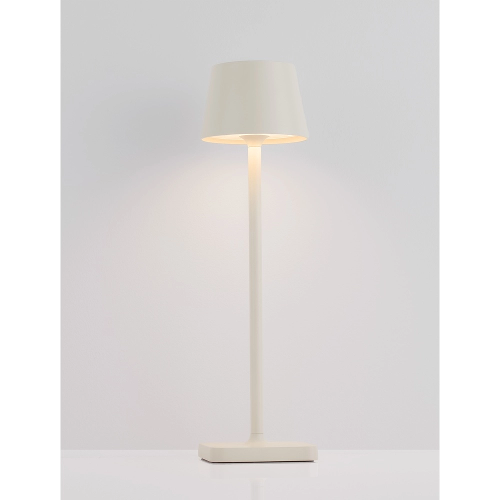 Rechargeable table lamp Deck white