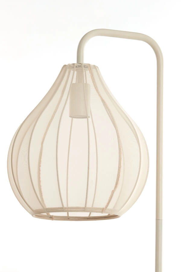 Cream floor lamp Elati Ø 29cm japandi Light & Living 8717807702700