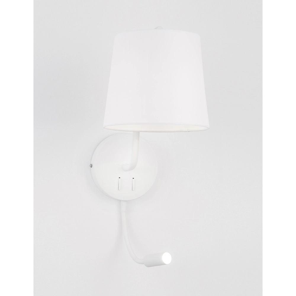 Bedside lamp Sage white