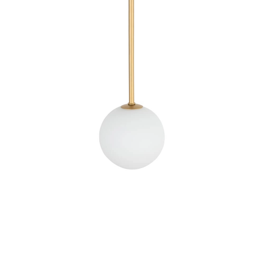 Glass ceiling lamp Kier L gold - 140cm Lyora 5903139103084