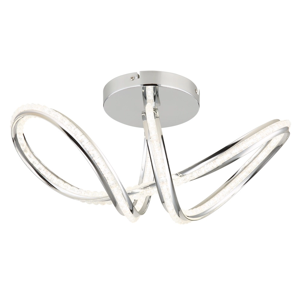 Modern ceiling lamp Evangeline chrome Globo 9007371586202