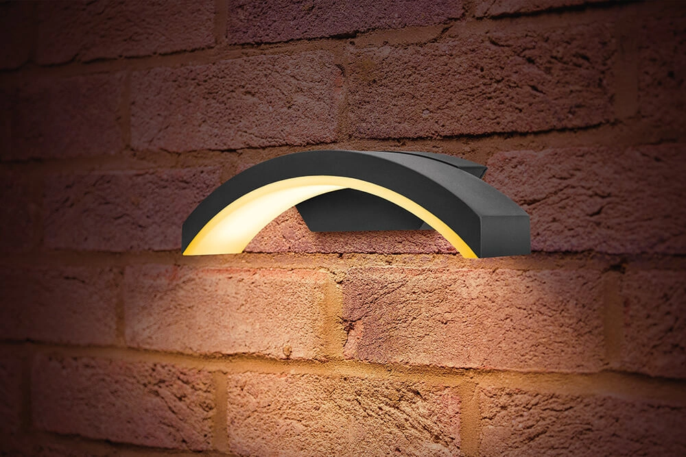 Design outdoor lamp Curve Anthracite Lyora 5055788232605