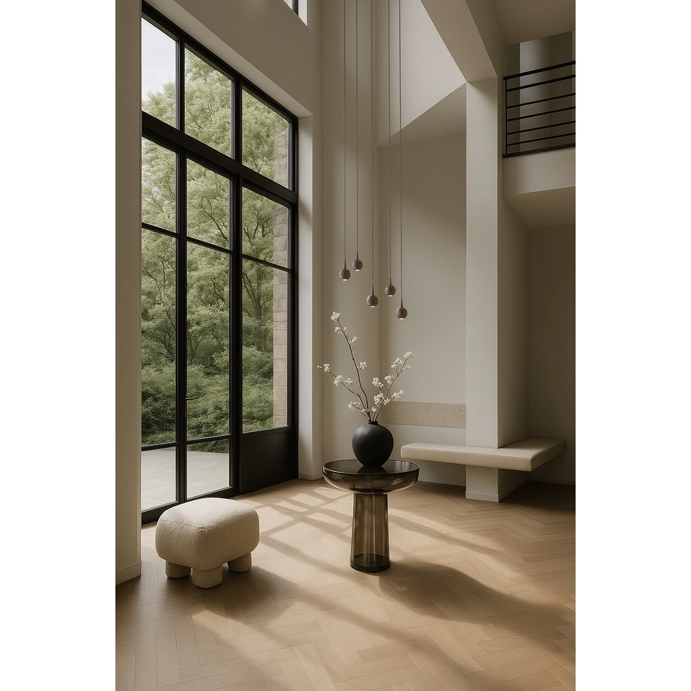5-light pendant lamp Talana cocoa brown Ø 35cm DTW Masterlight 8718121350103