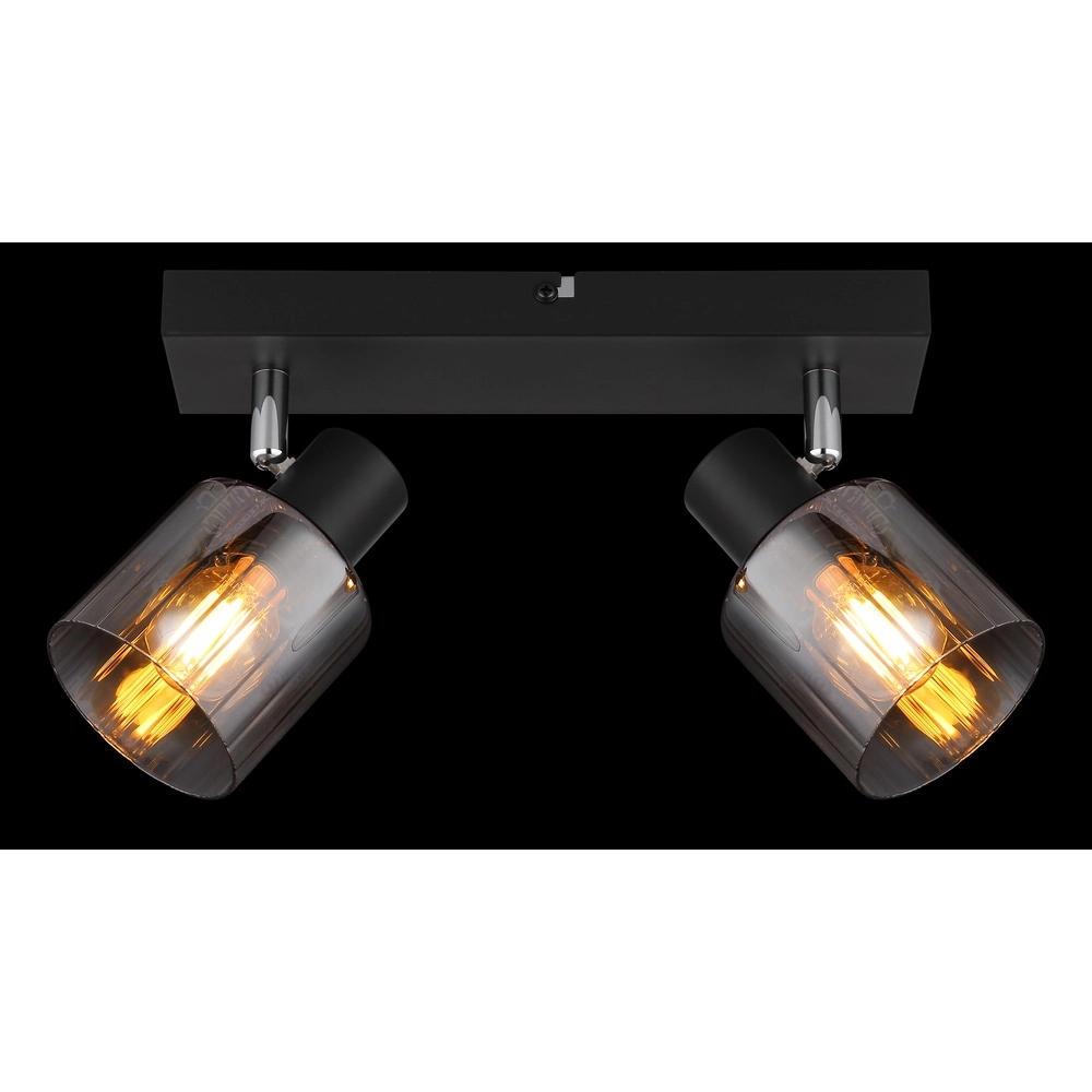 Ceiling lamp Jack 2-light black Globo 9007371516834