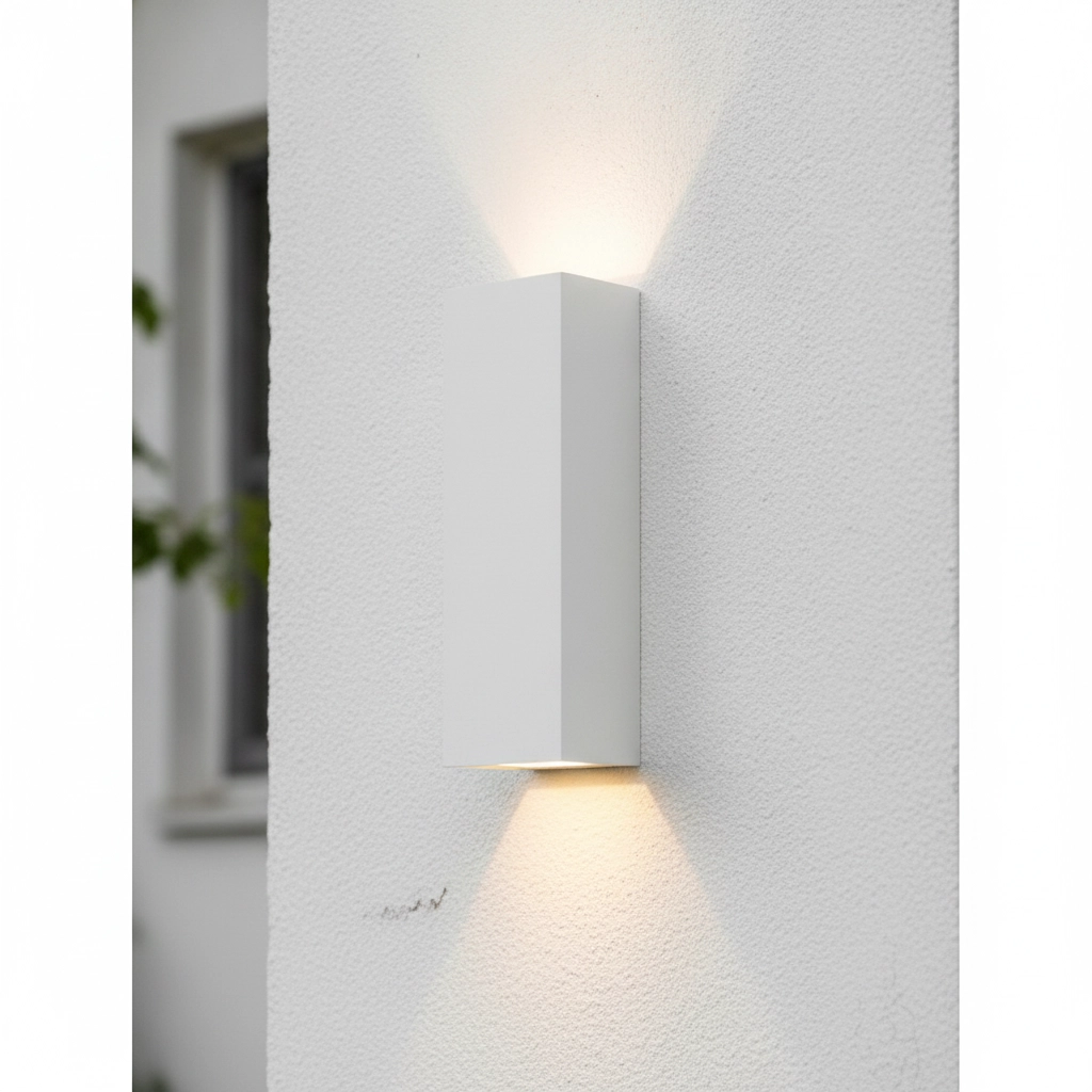 Sleek wall spotlight Orion white