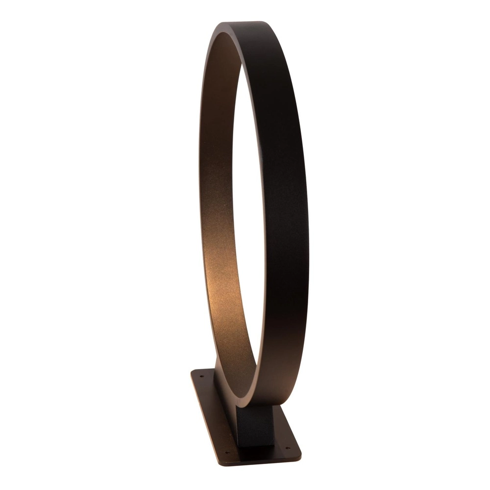 Round garden lamp Jerel black IP54 Ø 40cm Lucide 5411212290472