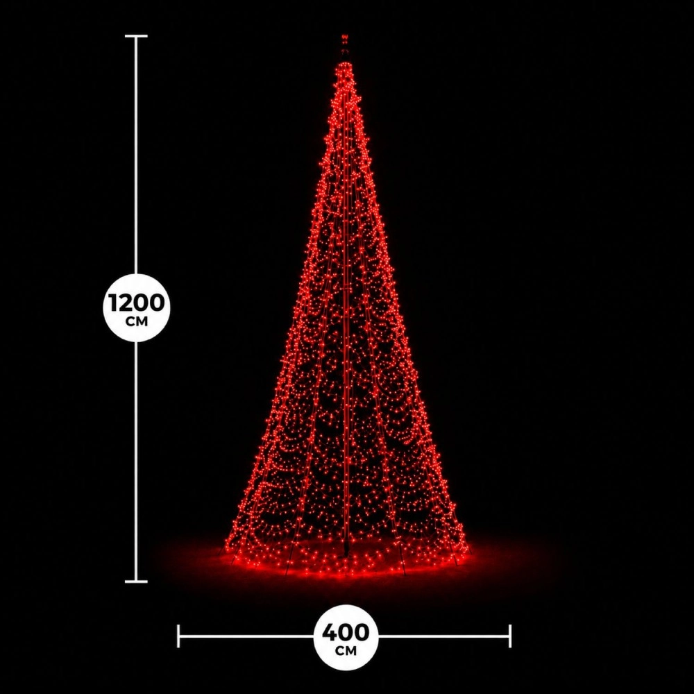 12 meter - 2048 Led - Smart Magic - RGB - No Pole
