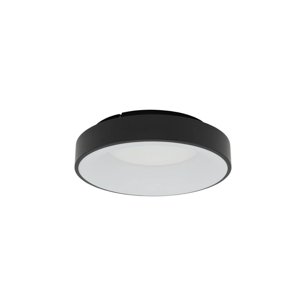 Round ceiling lamp Nikki Round black Ø 38cm