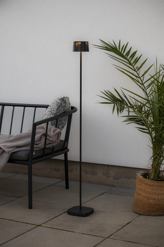 Black floor lamp Nice for outdoors KonstSmide 7318307831757