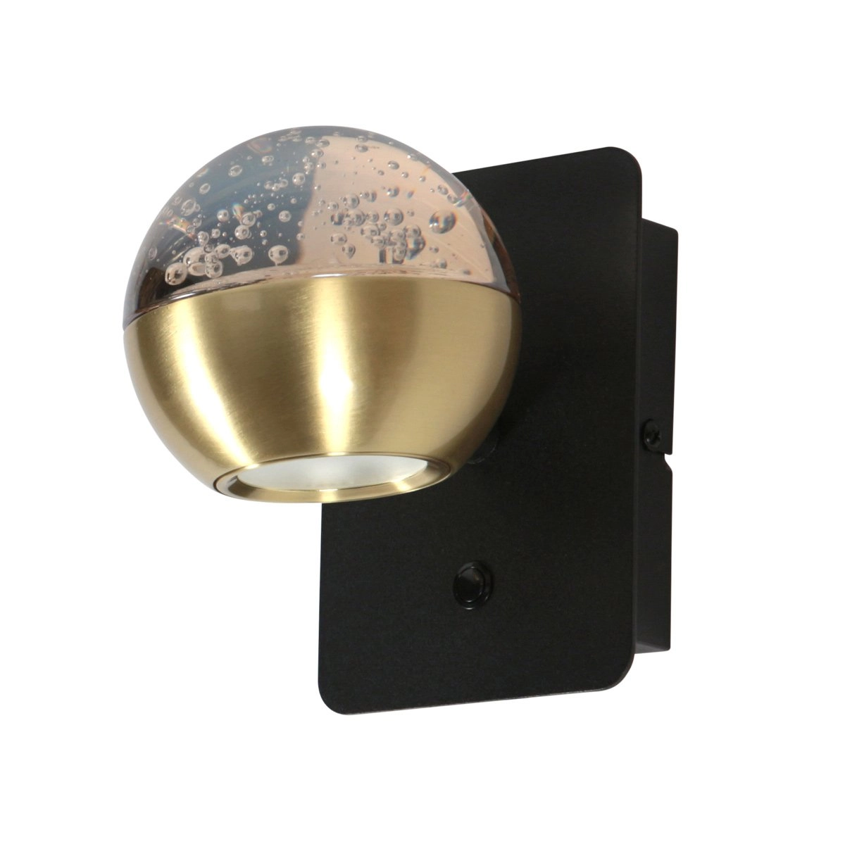 Led wall lamp Belluno brass with glass - dimmable Steinhauer 8712746183931