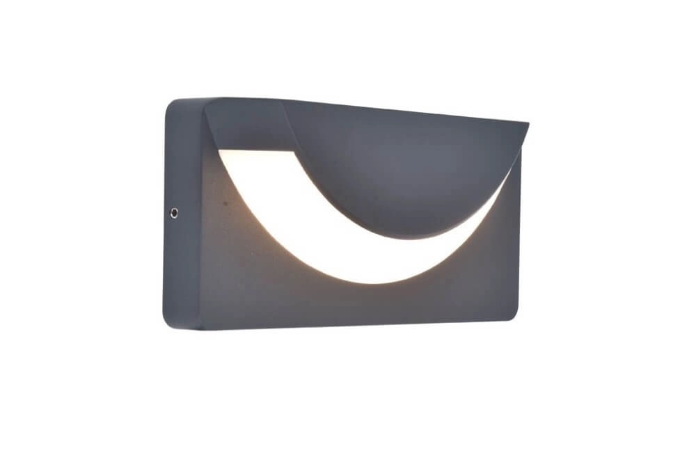 Unique wall lamp Lups anthracite