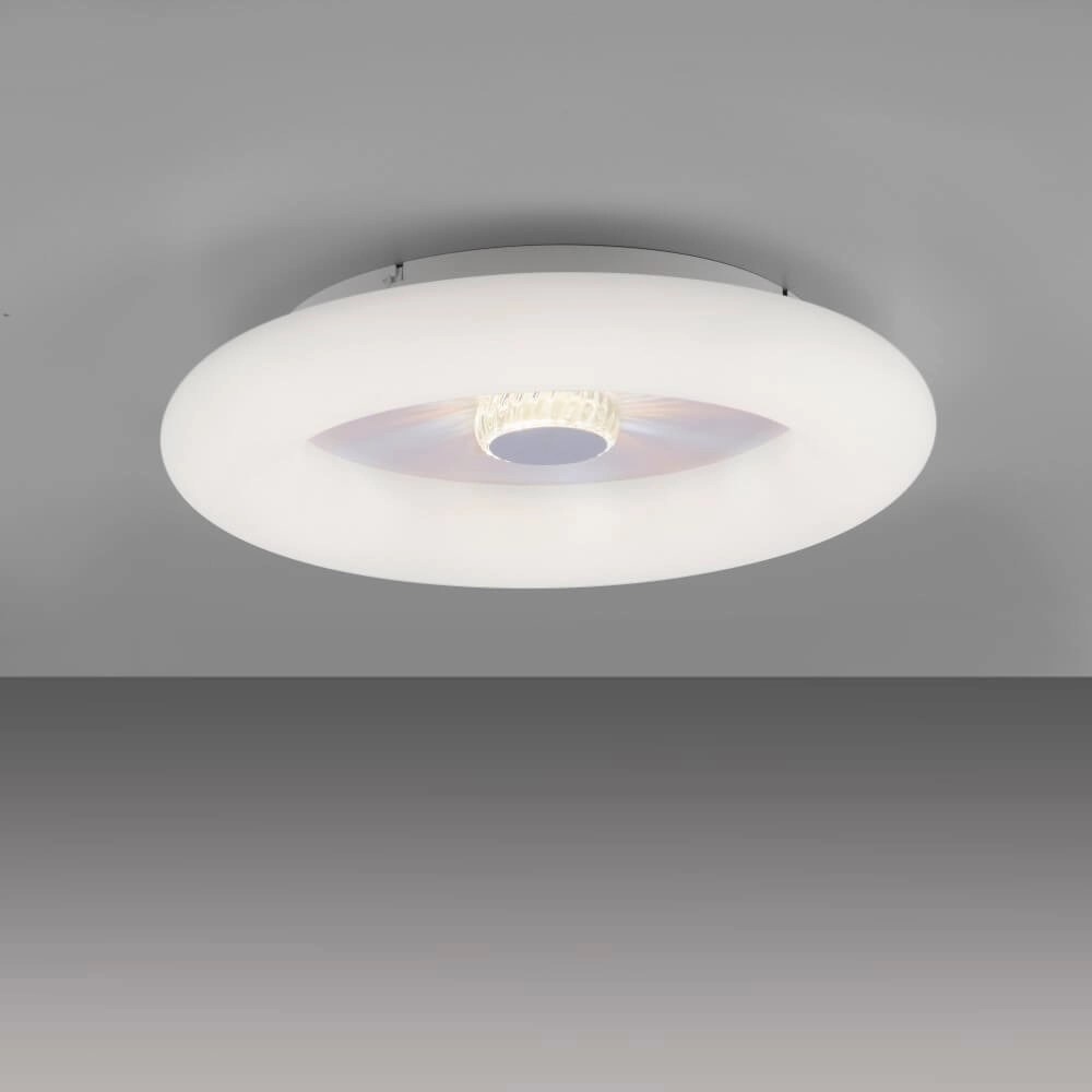 Round ceiling lamp Vertigo white Ø 50cm Just Light 4043689992408