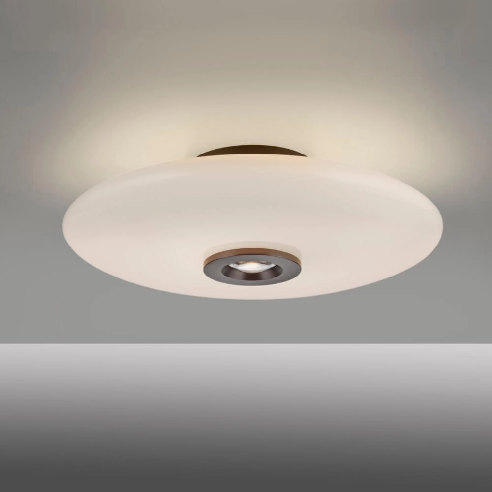 Designer ceiling lamp Pure Vitrum brown Paul Neuhaus 4012248382653