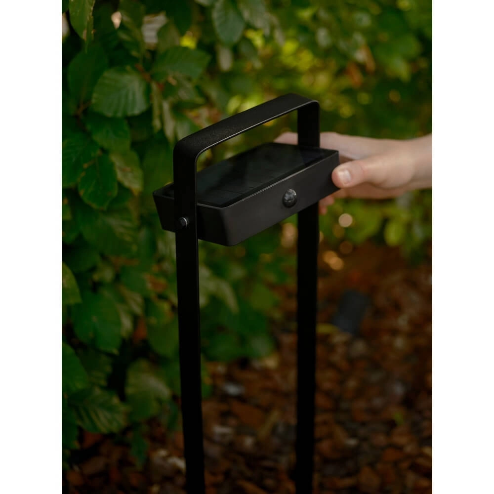 Floor garden lamp Saulio Solar Black Nordlux 5704924023484