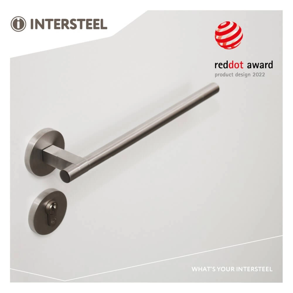 Design door handle Shiraat right stainless steel Intersteel 8714186553831