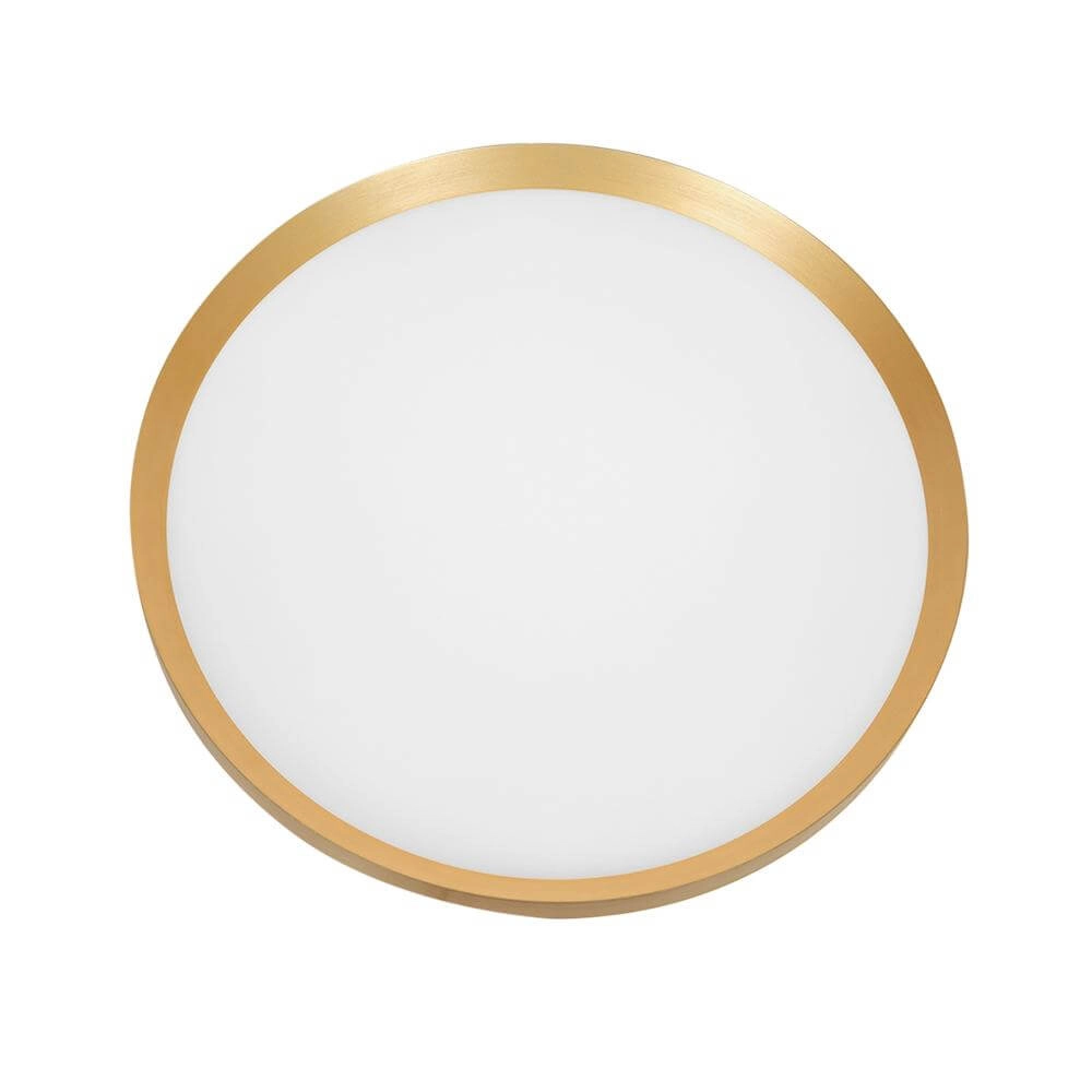 Sleek ceiling lamp Flady gold Ø 40cm Steinhauer 8712746171839