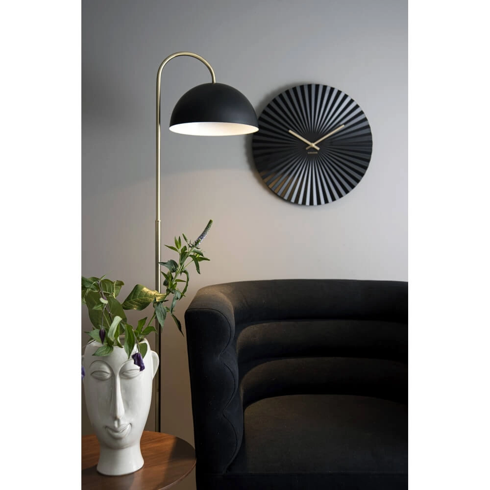 Wall clock Sensu black - Ø 40cm Karlsson 8714302613470