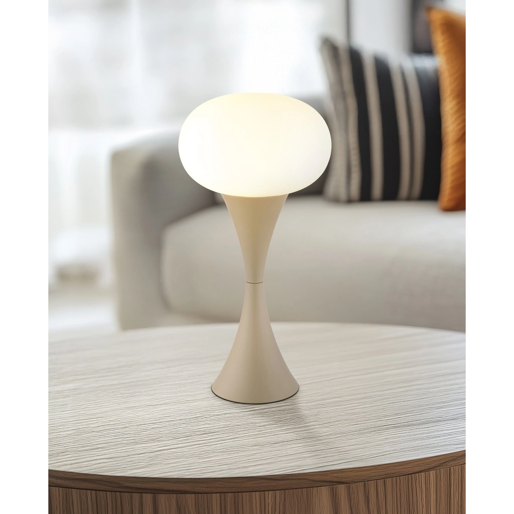 Modern table lamp Lula sand brown Globo 9007371509201